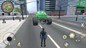 مرد عنکبوتی آبی مود شده